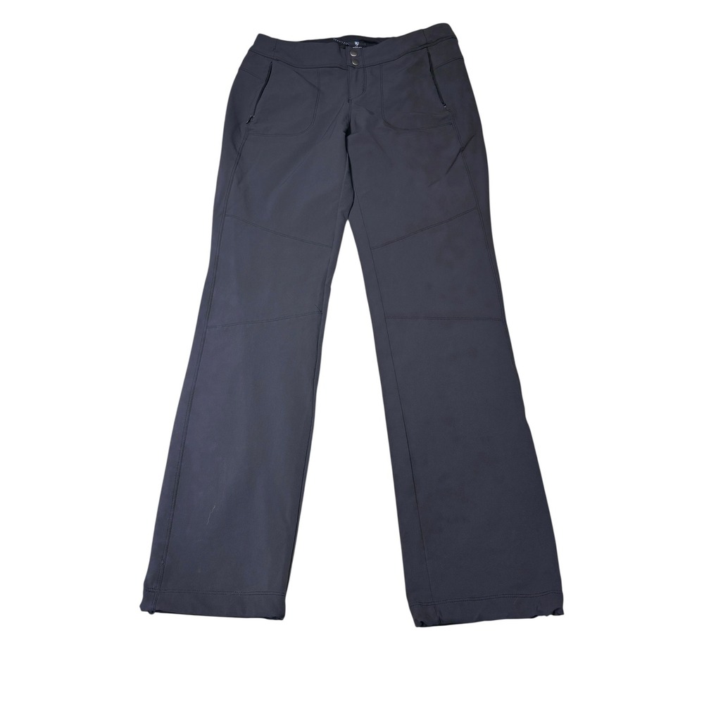 Kuhl Splash Roll-Up Pants Womens 10 W32 L31 Reg Gray Hiking Outdoor Straight Leg